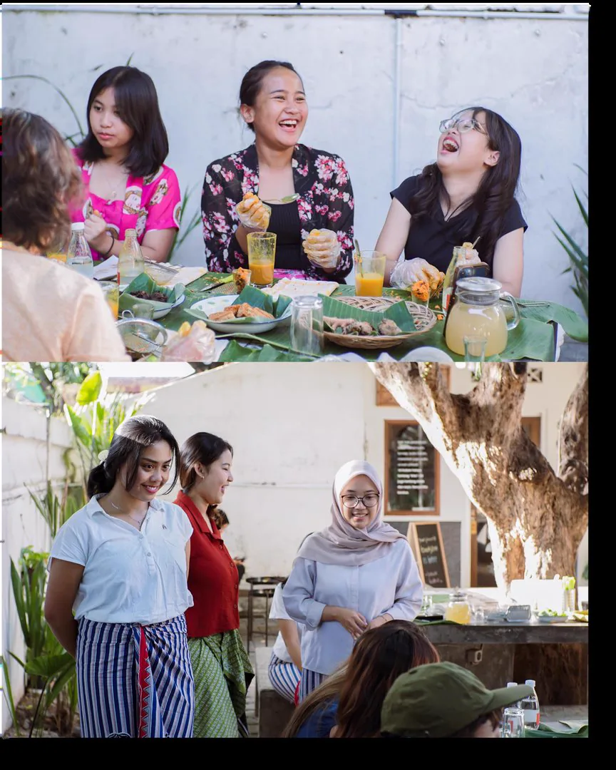 Peserta workshop JogJamu berkumpul bersama